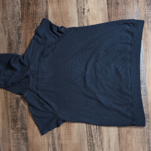 Gramicci Ziggy Short Sleeve Hemp Blend Hoodie Size Large In Faded Black - Picture 5 of 11